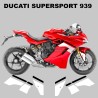 Adesivi decorativi per carene e parafango - Ducati Supersport 939 moto rossa