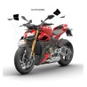 Fin Sticker Kit - Ducati Streetfighter V4