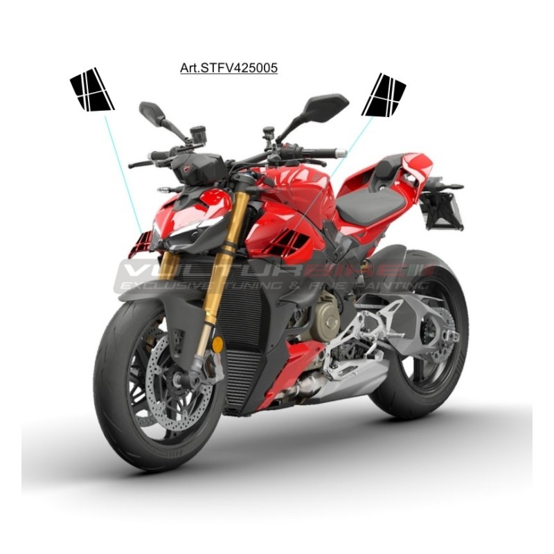 Pegatinas a cuadros para solapas - Ducati Streetfighter V4
