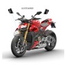 Pegatinas a cuadros para solapas - Ducati Streetfighter V4