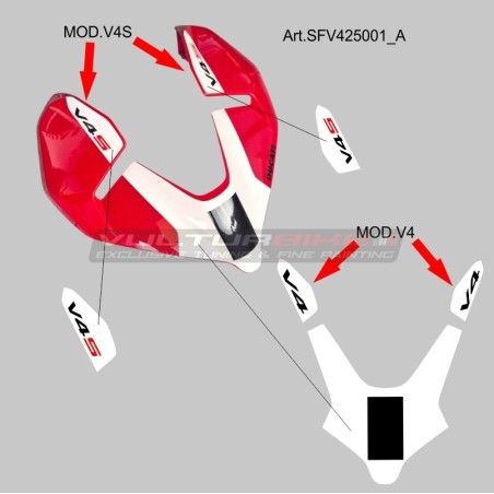 Grafica decorativa per cupolino - Ducati Streetfighter V2 / V4 / V4S