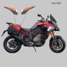 Luggage Cover Decals - Ducati Multistrada V4 Pikes Peak 2025 Model