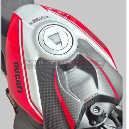 Coperchio serbatoio carbonio integrale colorato - Ducati Panigale e Streetfighter V4 / V4S