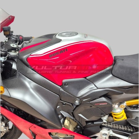Farbige Vollcarbon-Tankabdeckung - Ducati Panigale und Streetfighter V4 / V4S