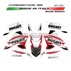 Tricolor Design Klebeset - Ducati Hypermotard 821