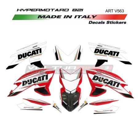 Kit adhésif de conception tricolore - Ducati Hypermotard 821