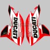 Stickers' kit tricolor design - Ducati Hypermotard 939