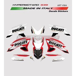 Tricolor Design Klebeset - Ducati Hypermotard 939