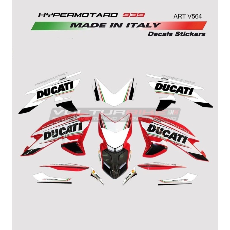 Kit adesivi design tricolore - Ducati Hypermotard 939