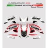 Kit adhésif de conception tricolore - Ducati Hypermotard 939