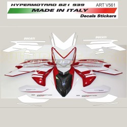 Stickers' kit design 939 SP white - Ducati Hypermotard 821/939