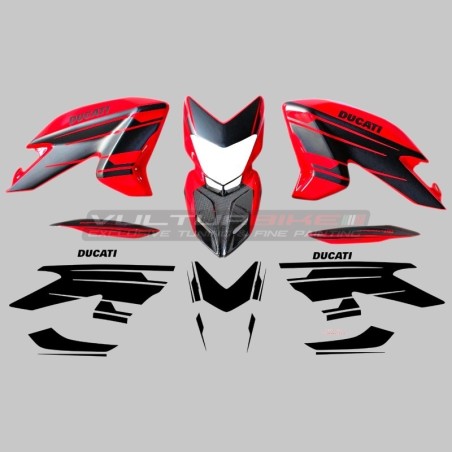 Diseño colorido del kit de pegatinas - Ducati Hypermotard 821/939