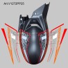Adesivi design evolution per parafango in carbonio - Ducati Multistrada V4 Pikes Peak 2025