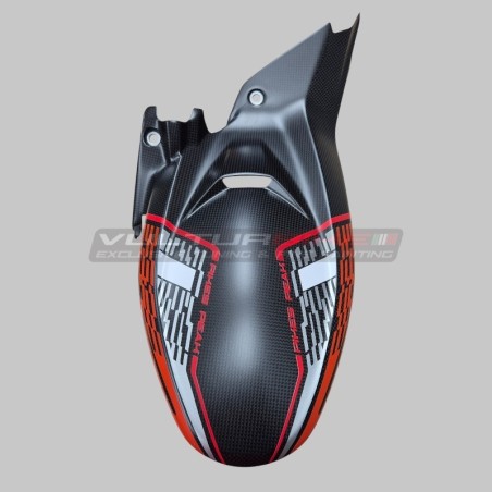 Carbon rear fender with new design - Ducati Multistrada V4 Pikes Peak