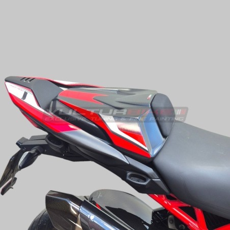 Funda de asiento de pasajero individual para Ducati Multistrada V4 Pikes Peak 2022 / 2024