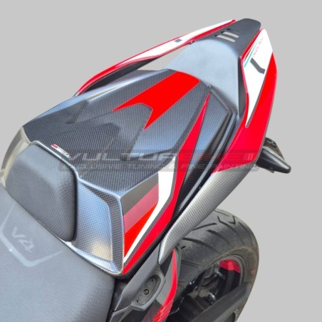 Funda de asiento de pasajero individual para Ducati Multistrada V4 Pikes Peak 2022 / 2024