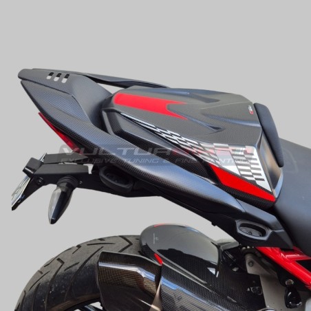 Funda de asiento de pasajero individual para Ducati Multistrada V4 Pikes Peak 2025 / 2026