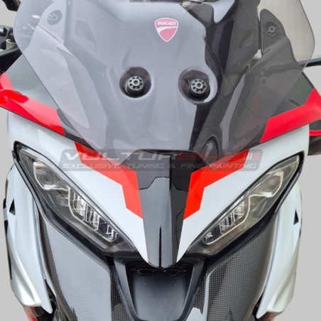 Librea personalizada para Ducati Multistrada V4S iceberg blanco