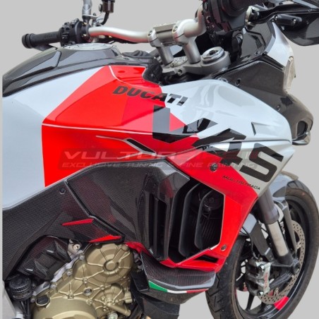 Librea personalizada para Ducati Multistrada V4S iceberg blanco