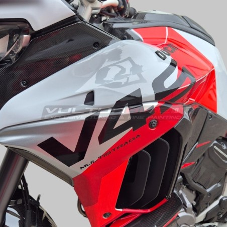 Librea personalizada para Ducati Multistrada V4S iceberg blanco