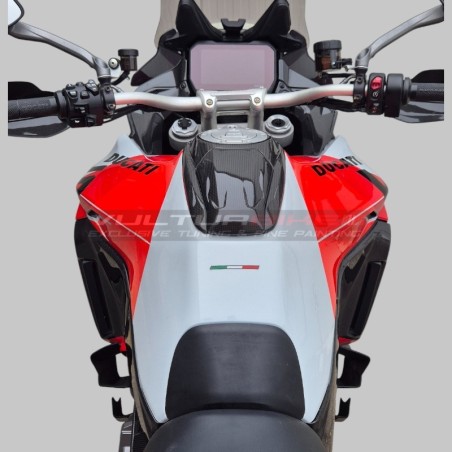 Livrea personalizzata per Ducati Multistrada V4S iceberg white