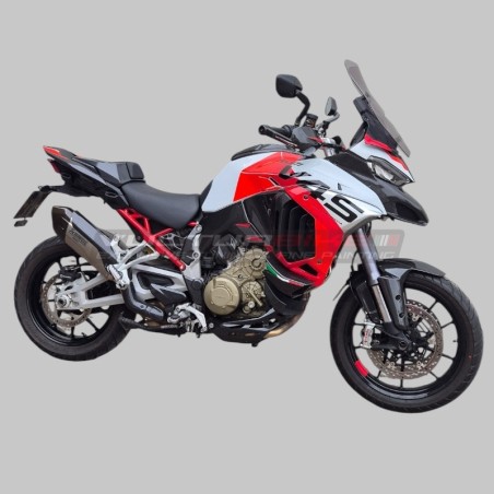 Custom livery for Ducati Multistrada V4S iceberg white