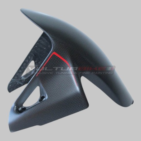 Custom design carbon front fender for Ducati Streetfighter V4