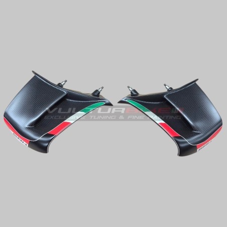 Alette in carbonio personalizzate SBK per Ducati Panigale V4