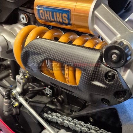 Cover in carbonio per ammortizzatore posteriore - Ducati Panigale e Streetfighter V2 / V2S