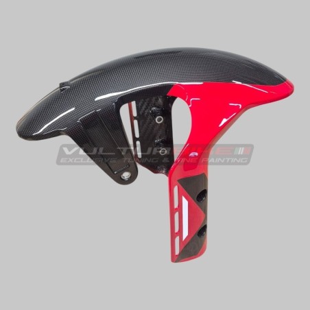 Custom Carbon Front Fender - Ducati DesertX