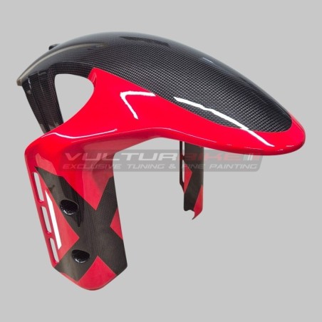 Parafango anteriore in carbonio personalizzato - Ducati DesertX
