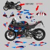 Komplettes Verkleidungsaufkleber-Set – schwarzes BMW-Motorrad S1000RR