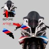 Graphismes adhésifs complémentaires pour bulle - BMW S1000RR
