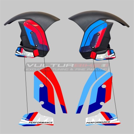 Adesivi per parafango anteriore design advanced  - BMW S1000RR
