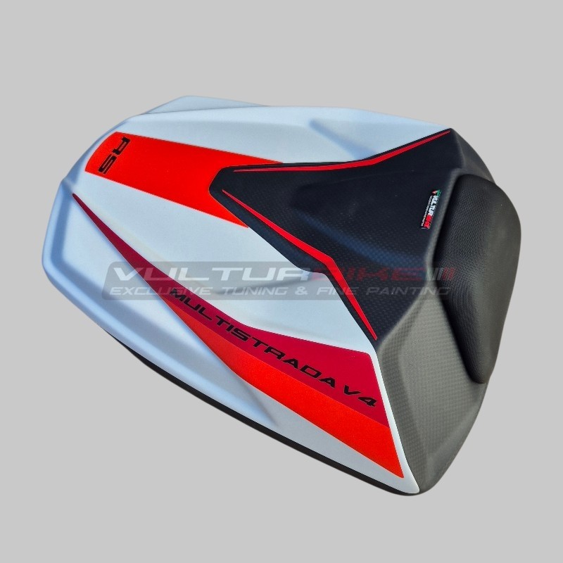Coperchio monoposto sella passeggero per Ducati Multistrada V4 RS 2024 / 2025 / 2026