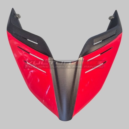 Codino monoposto rosso e carbonio per Ducati Panigale e Streetfighter V4 / V4S / V4R