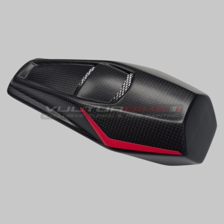 Mono tail set with central carbon pad for Ducati Panigale and Streetfighter V4 / V4S / V4R