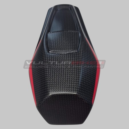 Fixe de queue mono avec tampon en carbone central pour Ducati Panigale et Streetfighter V4 / V4S / V4R