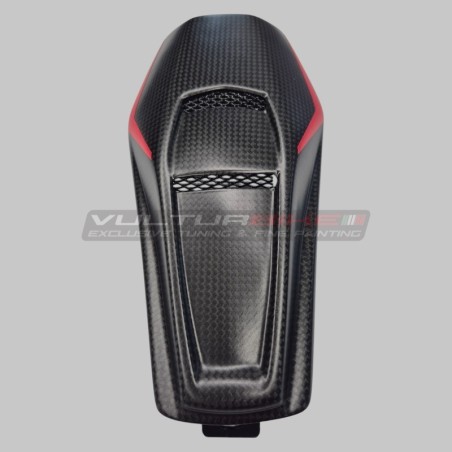 Fixe de queue mono avec tampon en carbone central pour Ducati Panigale et Streetfighter V4 / V4S / V4R