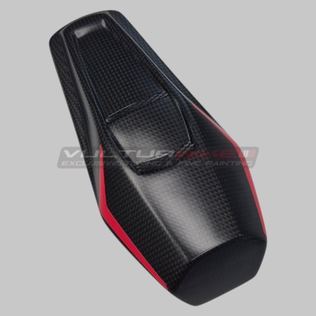 Mono tail set with central carbon pad for Ducati Panigale and Streetfighter V4 / V4S / V4R