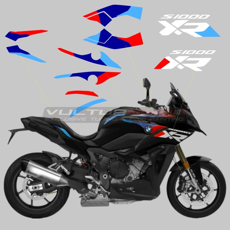 Aufkleber für Tank und Verkleidungen – BMW S1000XR schwarze Verkleidung