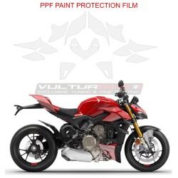 Película transparente de protección para pintura - Ducati Streetfighter V4 / V4S