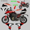 Set grafica completa design Pikes Peak 2025 per Ducati Multistrada V4 2021 / 2026
