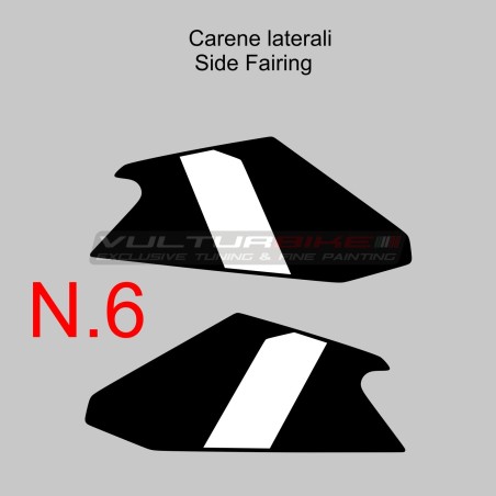 Set decalcomanie decorative per Ducati Streetfighter V4 design Corse 2026
