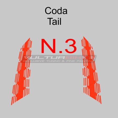 Juego de calcomanías decorativas para Ducati Streetfighter diseño V4 Corse 2026