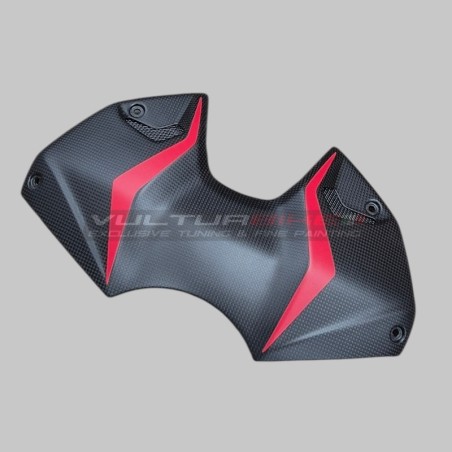 Cover batteria in carbonio design personalizzato per Ducati Streetfighter V4