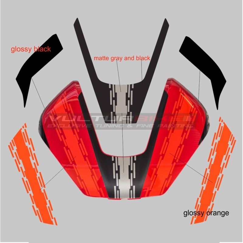 Adhesive kit for top case cover - Ducati Multistrada V4 / V2