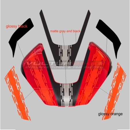 Kit adhesivo para la tapa de la caja superior - Ducati Multistrada V4 / V2