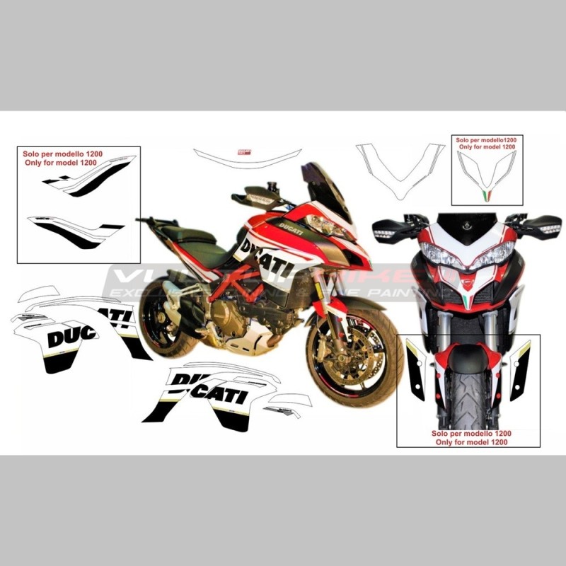 Pegatinas de diseño del 90 aniversario - Ducati Multistrada 950/1200 DVT