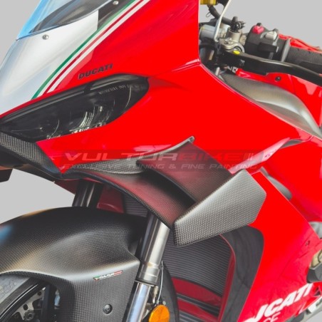 Ensemble d’ailes en carbone version V4R pour Ducati Panigale V4 / V4S / V4R